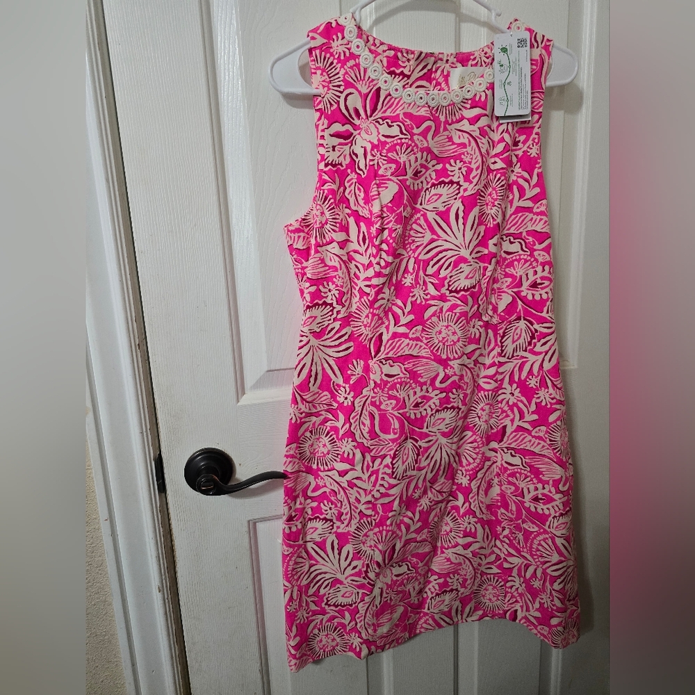 Lilly Pulitzer Pink and White Mini Dress